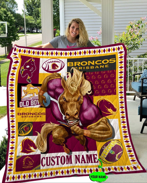 personalized-brisbane-broncos-mascot-quilt-blanket-nrl