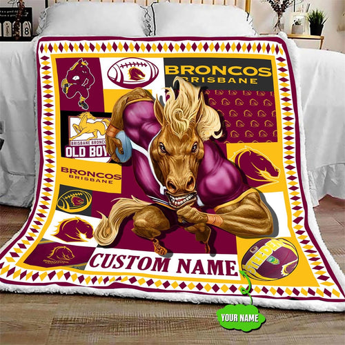 personalized-brisbane-broncos-mascot-quilt-blanket-nrl