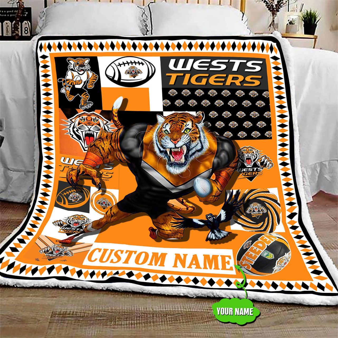 personalized-wests-tigers-mascot-quilt-blanket-nrl