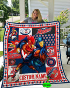 personalized-sydney-roosters-mascot-quilt-blanket-nrl