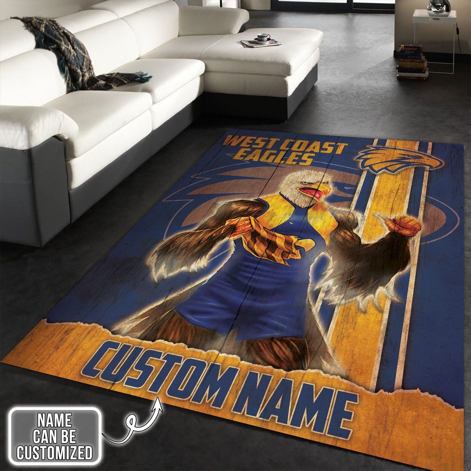 personalized-west-coast-eagles-rug-mascot-afl-rug