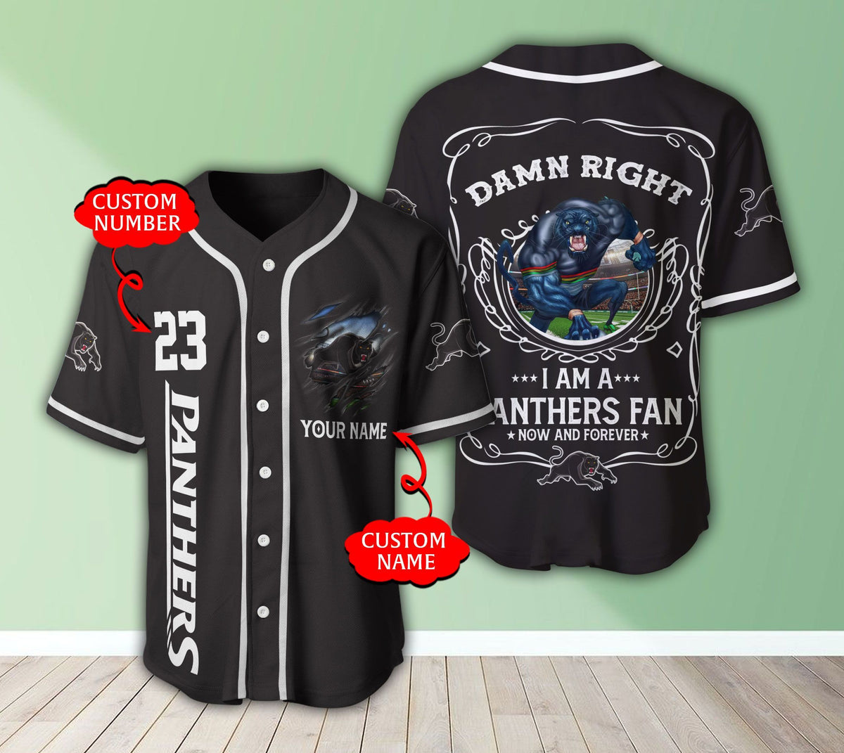 penrith-panthers-nrl-3d-personalized-baseball-jersey-damn-right-baseball-jersey