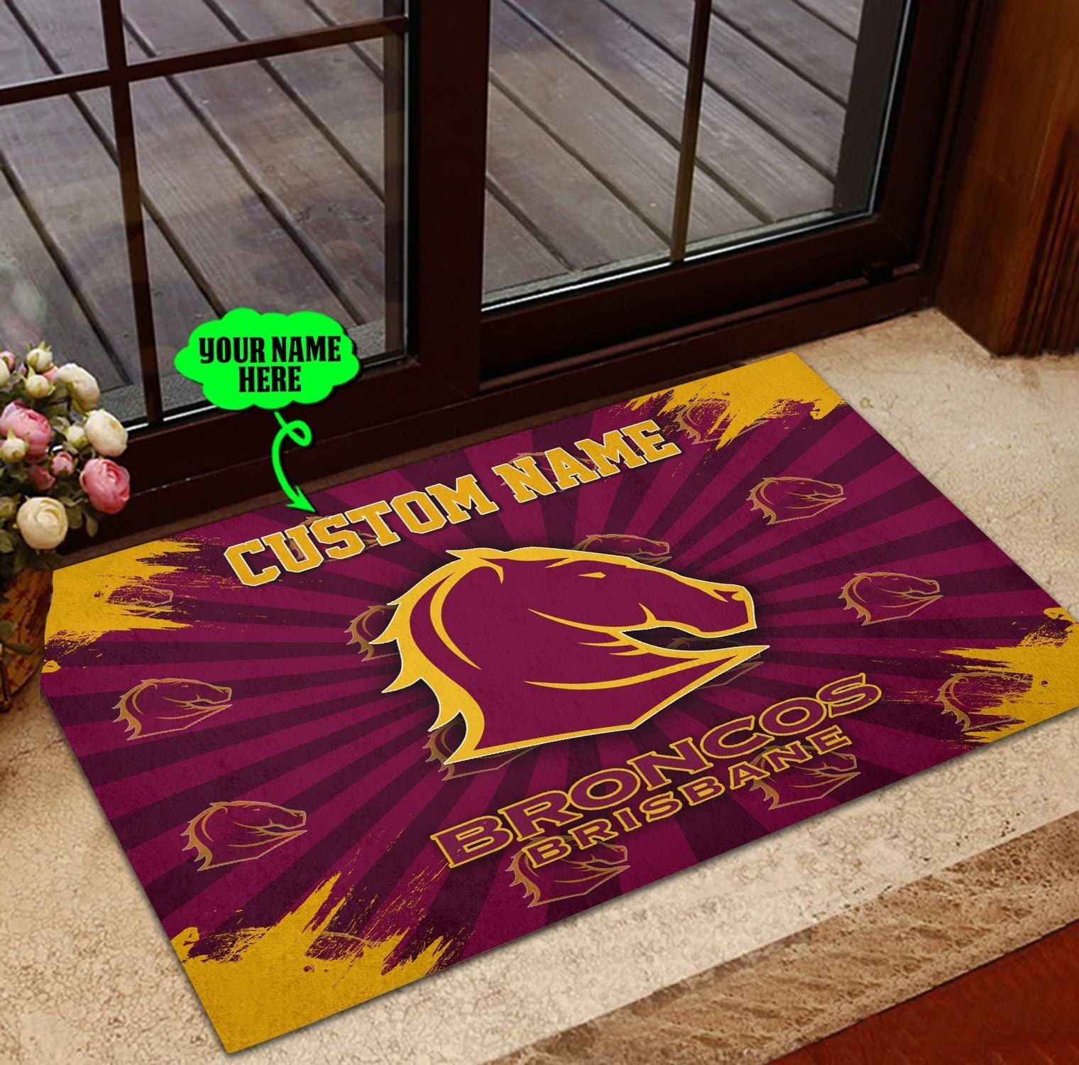 brisbane-broncos-doormat-personalized