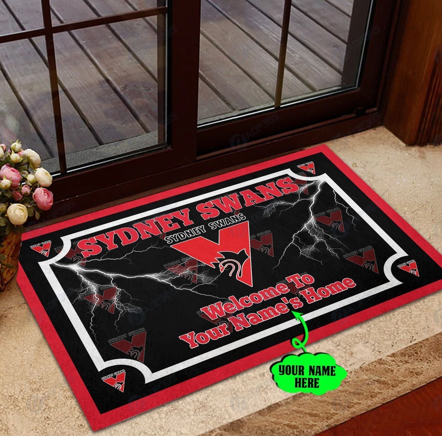 afl-doormat-sydney-swans-doormat-personalized