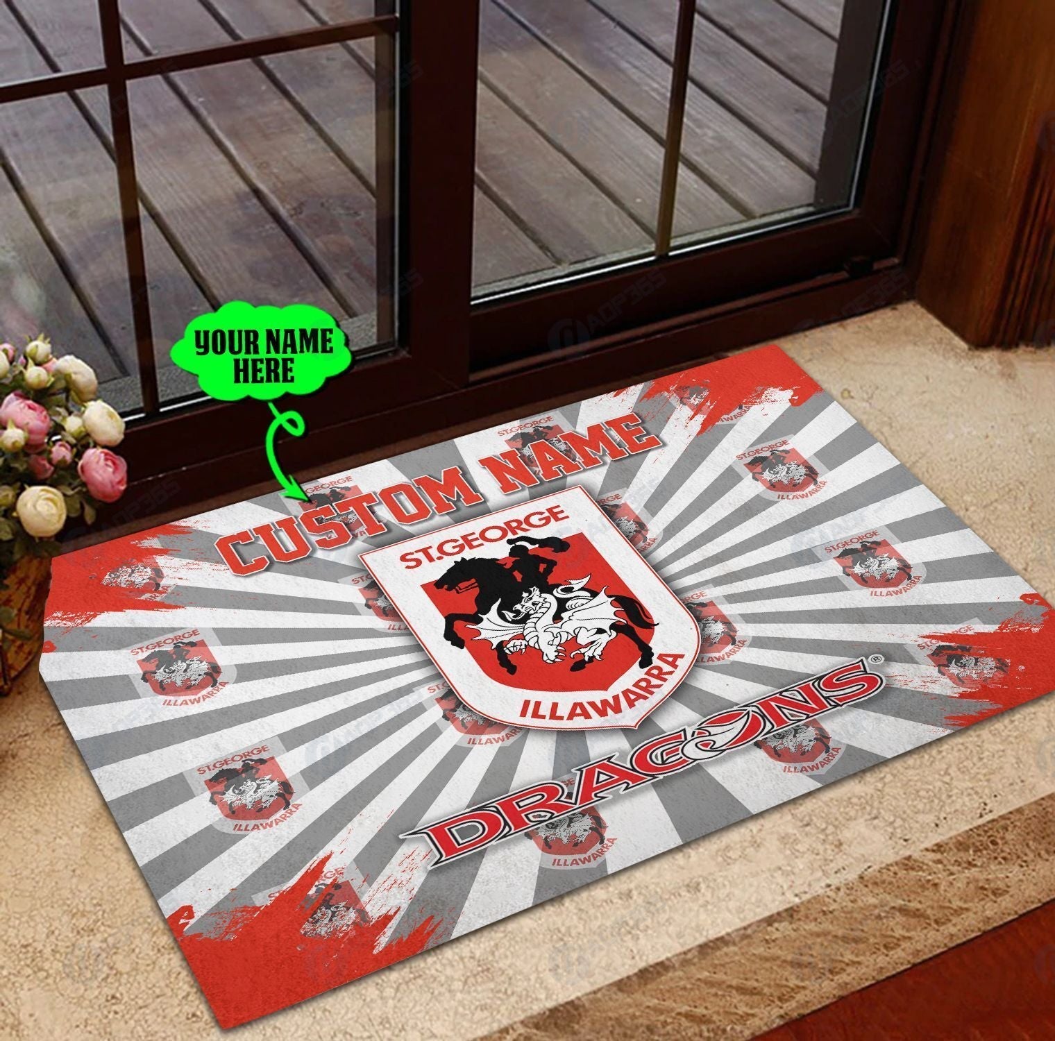 st-george-illawarra-dragons-doormat-personalized