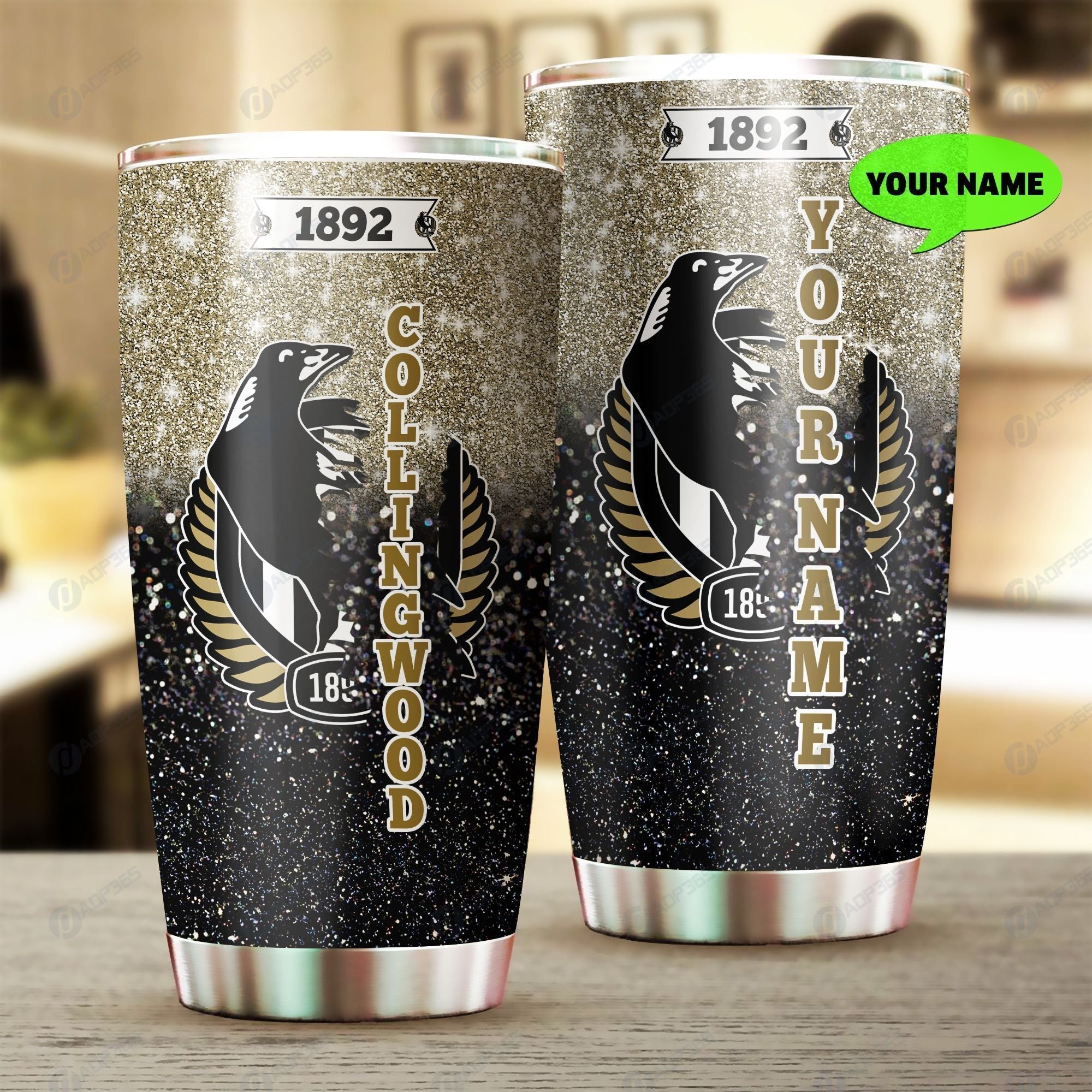 collingwood-football-club-stainless-steel-tumbler-personalized