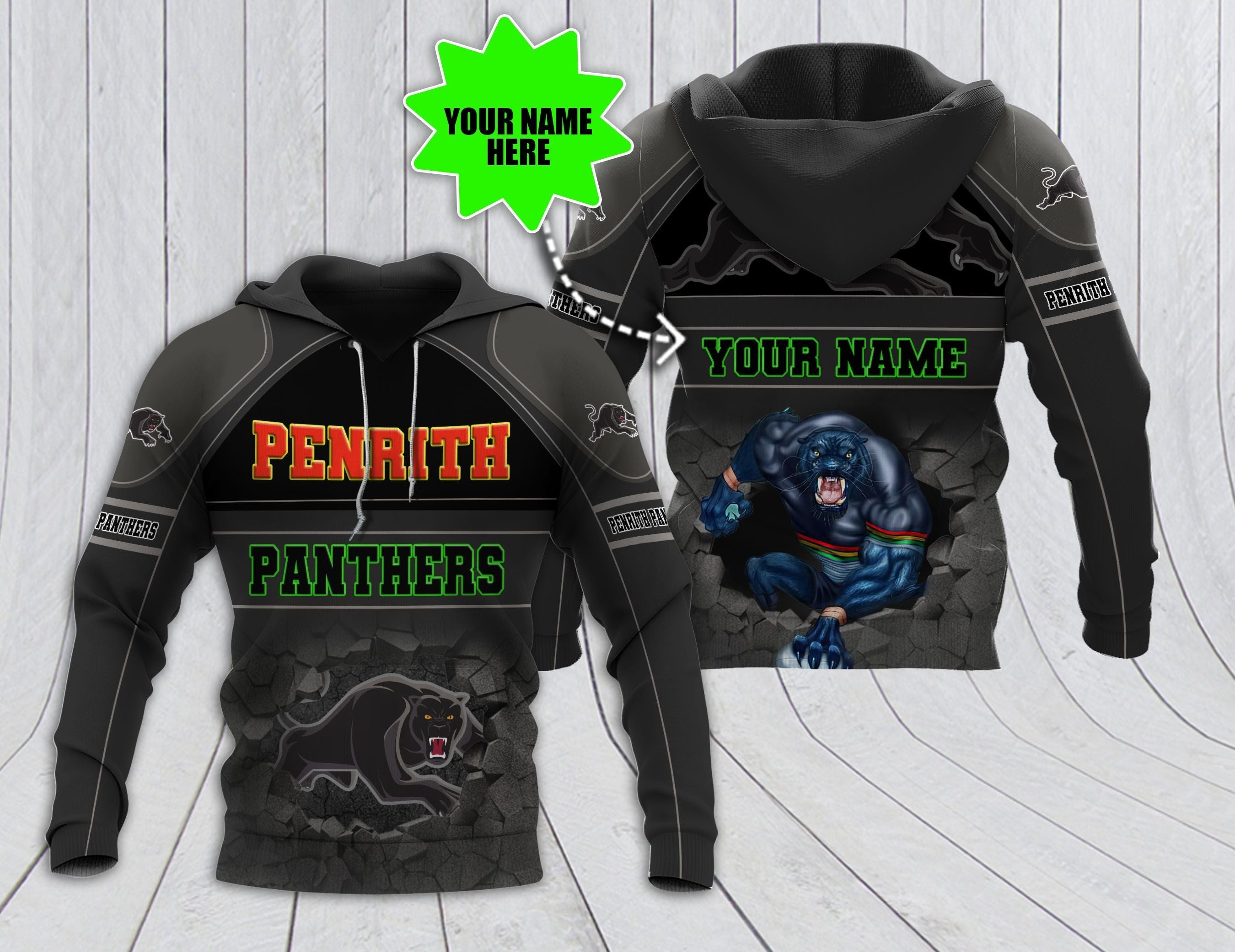 personalized-penrith-panthers-3d-hoodie-nrl-3d-hoodie-broken-wall