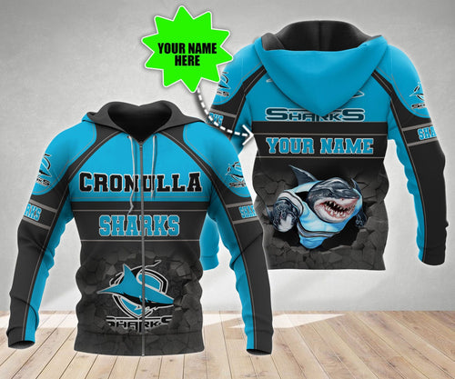 personalized-cronulla-sutherland-sharks-3d-hoodie-nrl-3d-hoodie-broken-wall