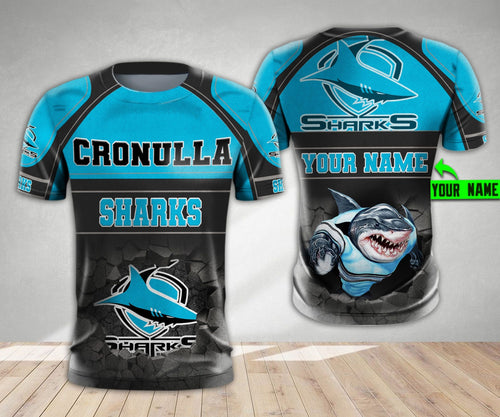 personalized-cronulla-sutherland-sharks-3d-hoodie-nrl-3d-hoodie-broken-wall