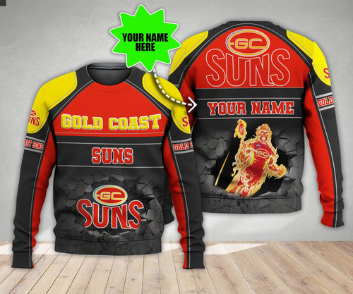 personalized-gold-coast-suns-3d-hoodie-afl-3d-hoodie-broken-wall