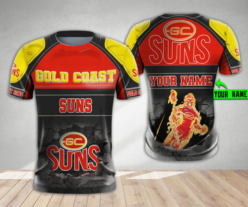personalized-gold-coast-suns-3d-hoodie-afl-3d-hoodie-broken-wall