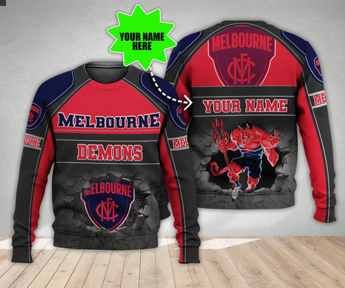 personalized-melbourne-football-club-3d-hoodie-afl-3d-hoodie-broken-wall