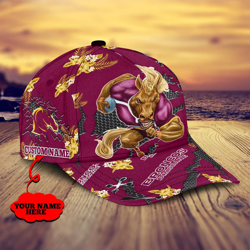 brisbane-broncos-nrl-classic-cap-personalized-mascot-flower