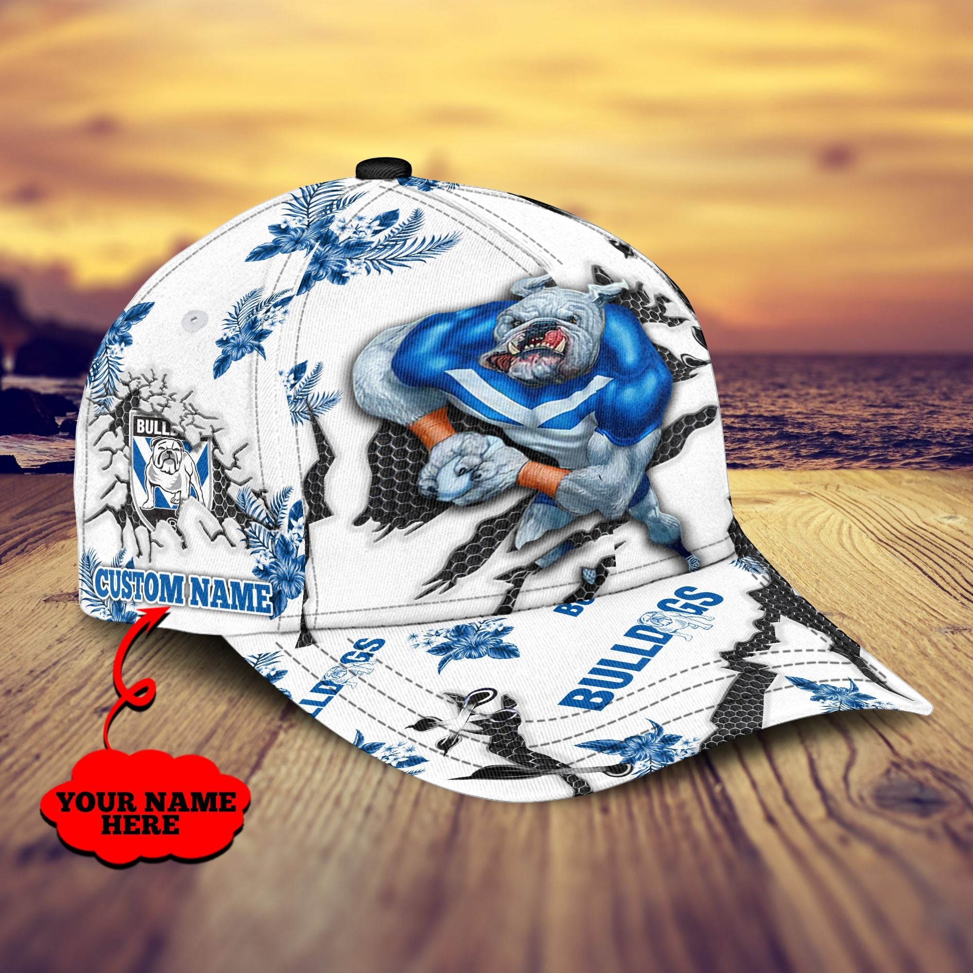 canterbury-bankstown-bulldogs-nrl-classic-cap-personalized-mascot-flower