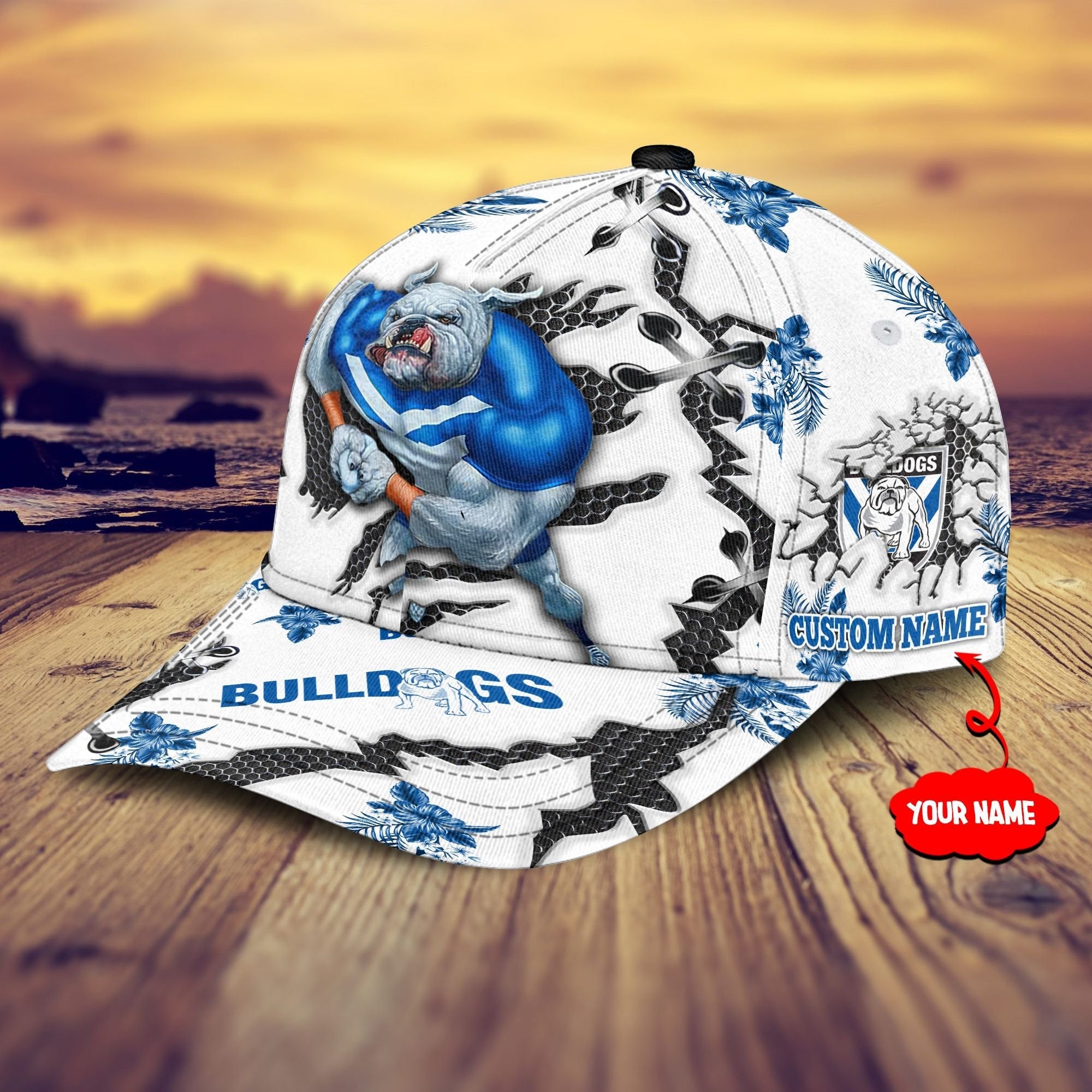 canterbury-bankstown-bulldogs-nrl-classic-cap-personalized-mascot-flower