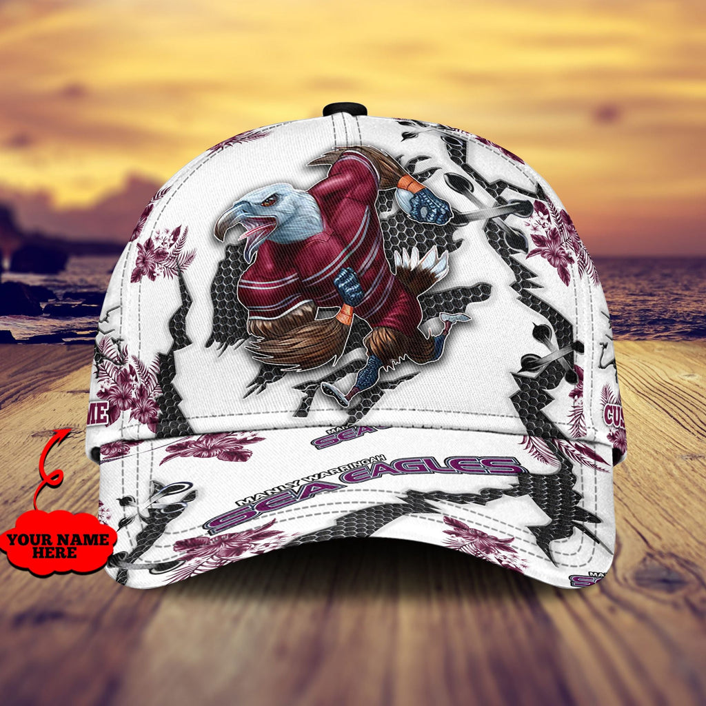 manly-warringah-sea-eagles-nrl-classic-cap-personalized-mascot-flower