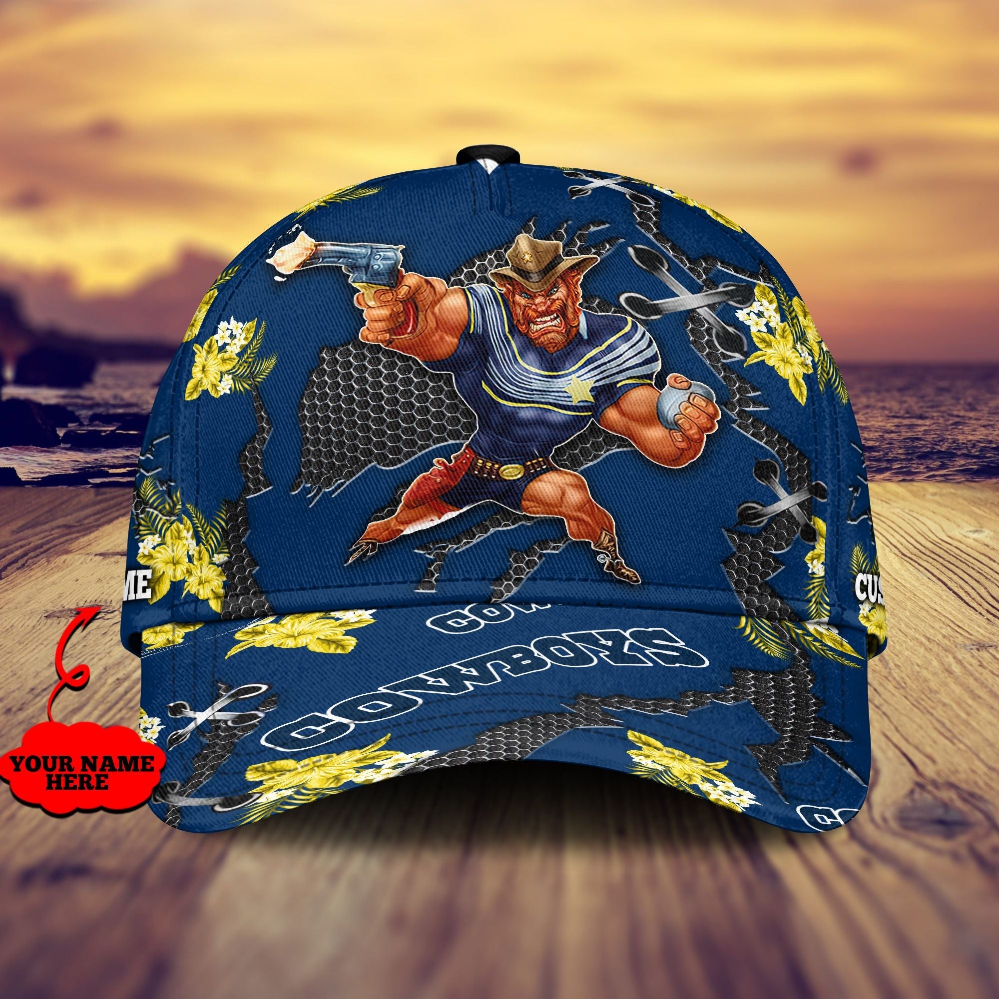 north-queensland-cowboys-nrl-classic-cap-personalized-mascot-flower