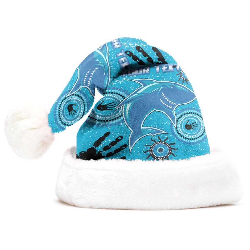 vibe-hoodie-christmas-hat-custom-cronulla-sutherland-sharks-rugby-team-christmas-hat