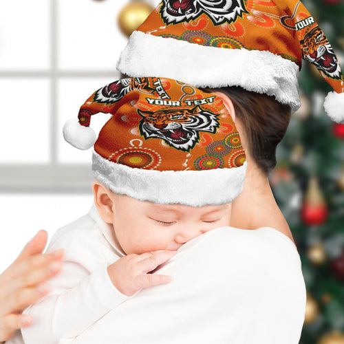 vibe-hoodie-christmas-hat-custom-wests-tigers-unique-indigenous-rugby-team-christmas-hat