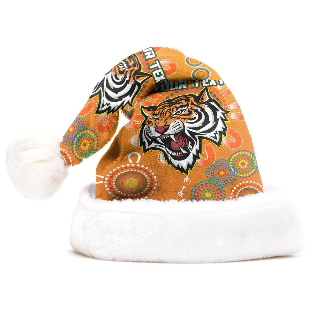 vibe-hoodie-christmas-hat-custom-wests-tigers-unique-indigenous-rugby-team-christmas-hat