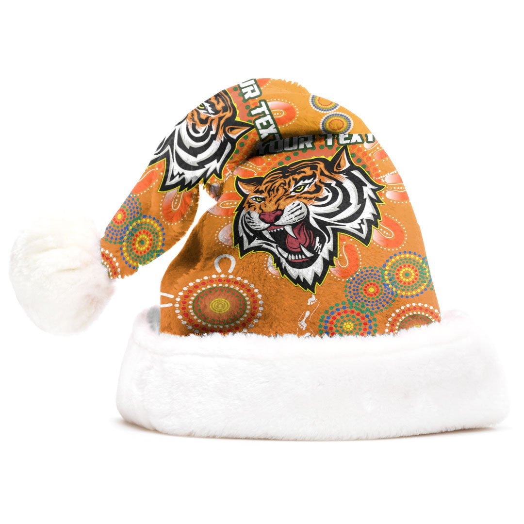 vibe-hoodie-christmas-hat-custom-wests-tigers-unique-indigenous-rugby-team-christmas-hat
