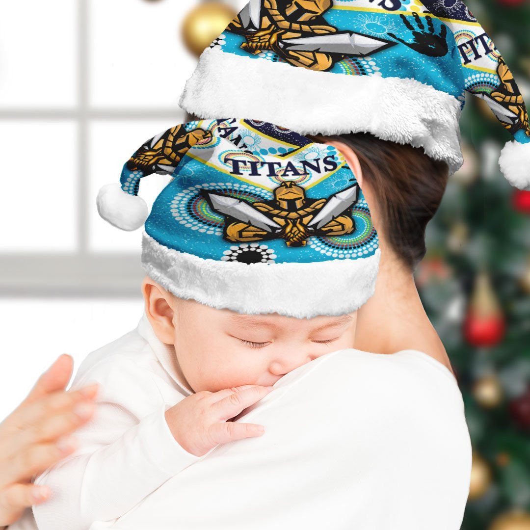 vibe-hoodie-christmas-hat-custom-gold-coast-titans-unique-indigenous-rugby-team-christmas-hat