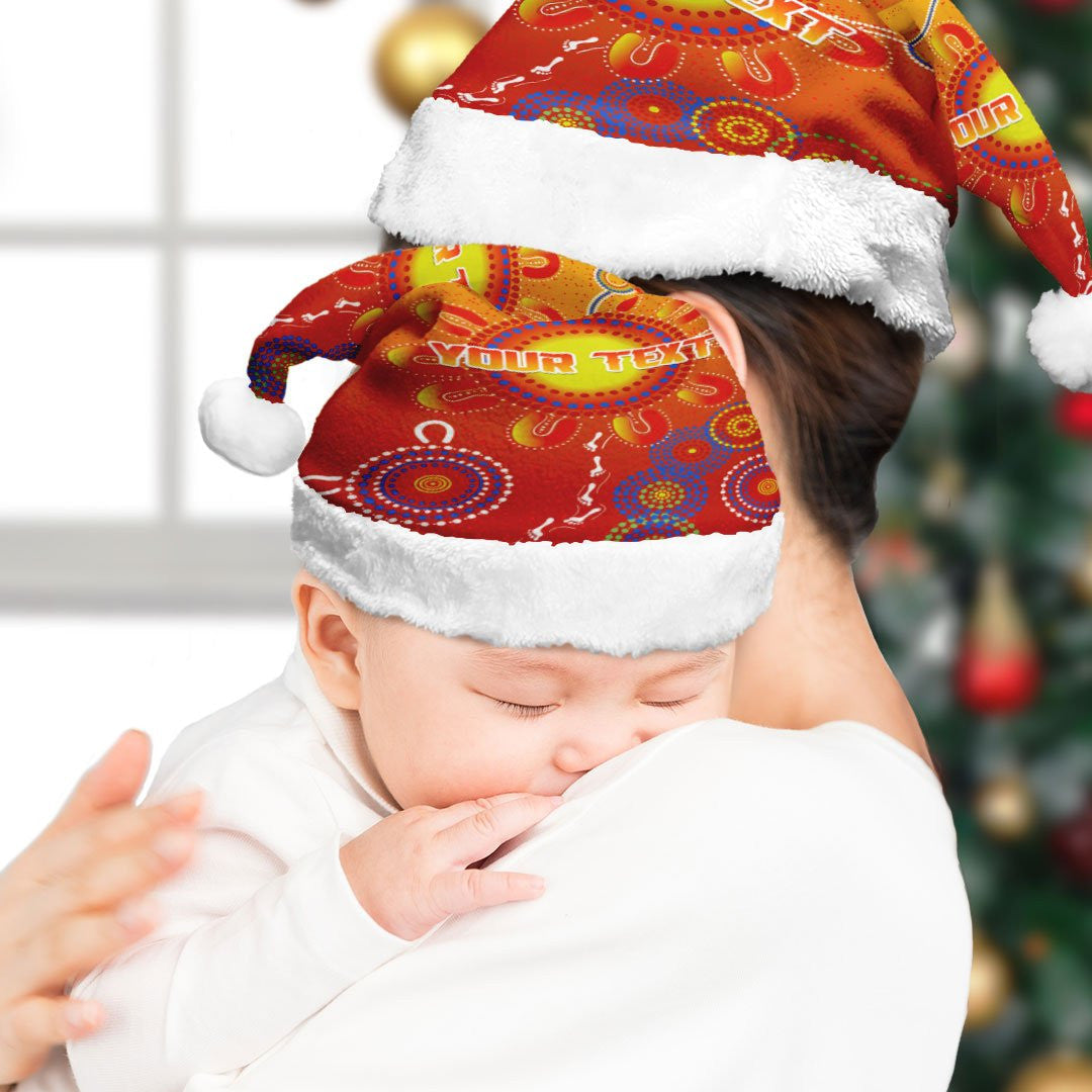 vibe-hoodie-christmas-hat-custom-gold-coast-suns-indigenous-football-team-christmas-hat