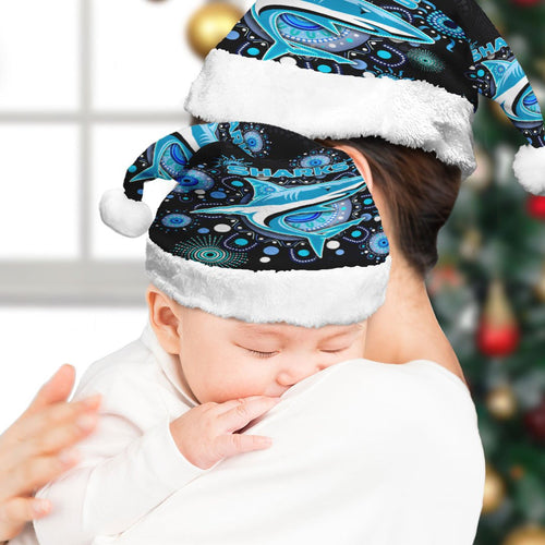 vibe-hoodie-christmas-hat-cronulla-sutherland-sharks-indigenous-black-rugby-team-christmas-hat