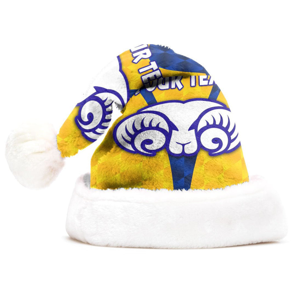 vibe-hoodie-christmas-hat-custom-adelaide-rams-yellow-rugby-team-christmas-hat