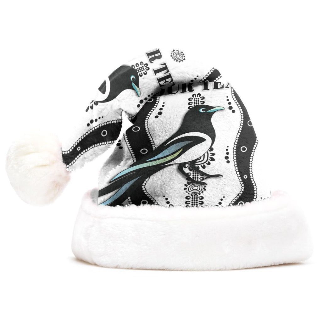 vibe-hoodie-christmas-hat-custom-collingwood-magpies-indigenous-victory-white-version-football-team-christmas-hat