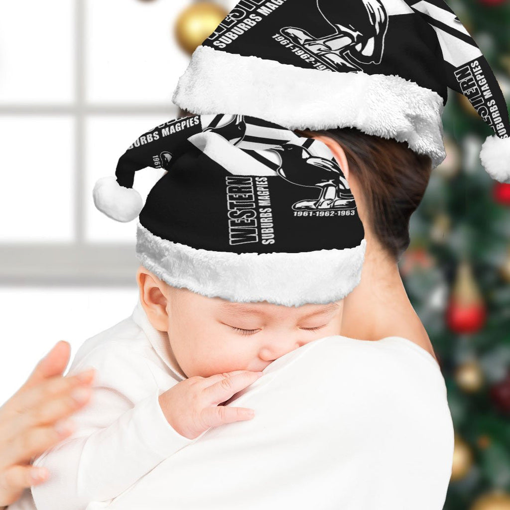 vibe-hoodie-christmas-hat-custom-western-suburbs-magpies-rugby-team-christmas-hat
