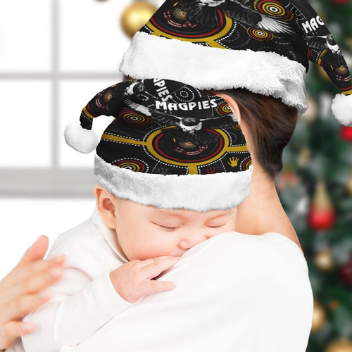 vibe-hoodie-christmas-hat-collingwood-magpies-indigenous-football-team-christmas-hat