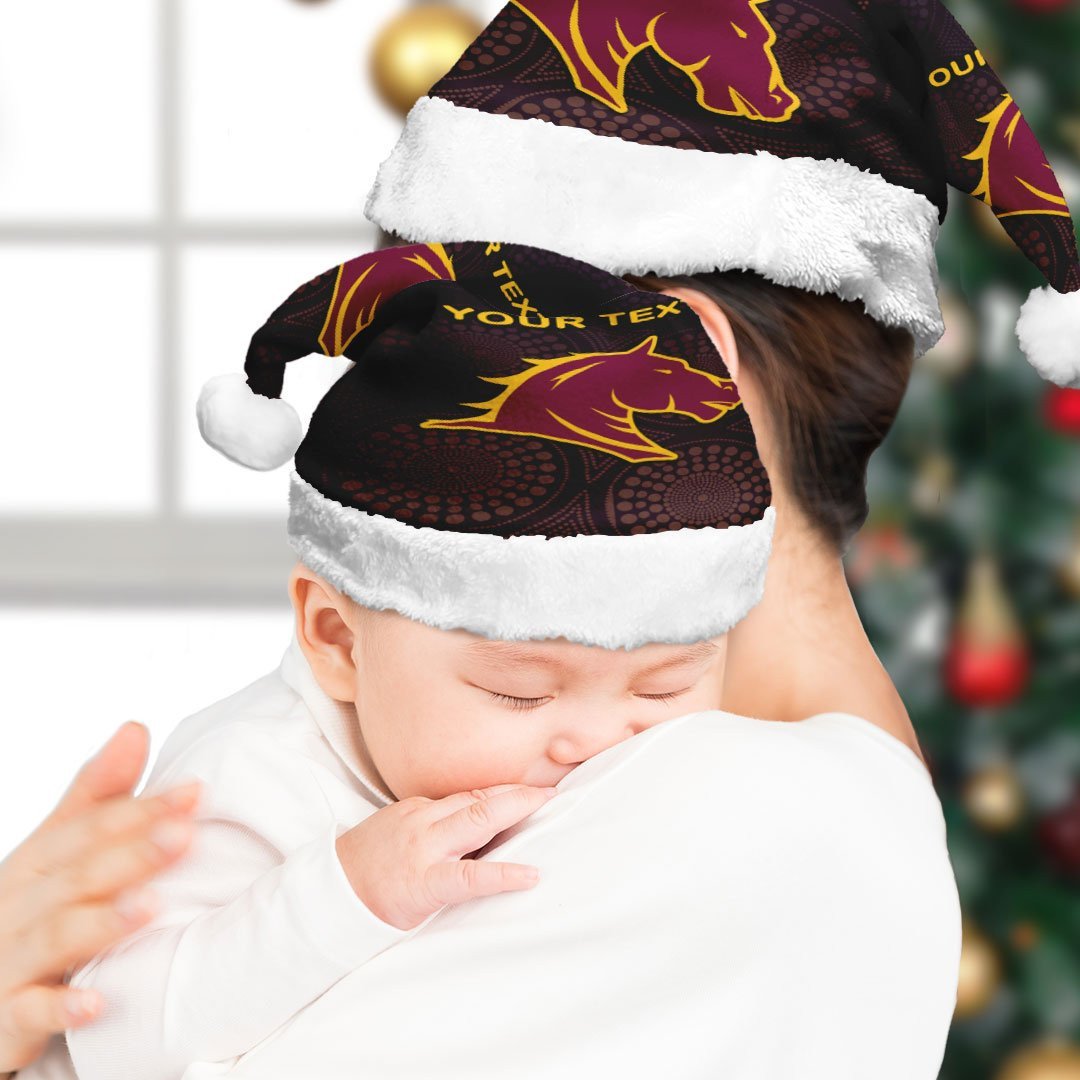 vibe-hoodie-christmas-hat-custom-brisbane-lions-indigenous-unique-football-team-christmas-hat
