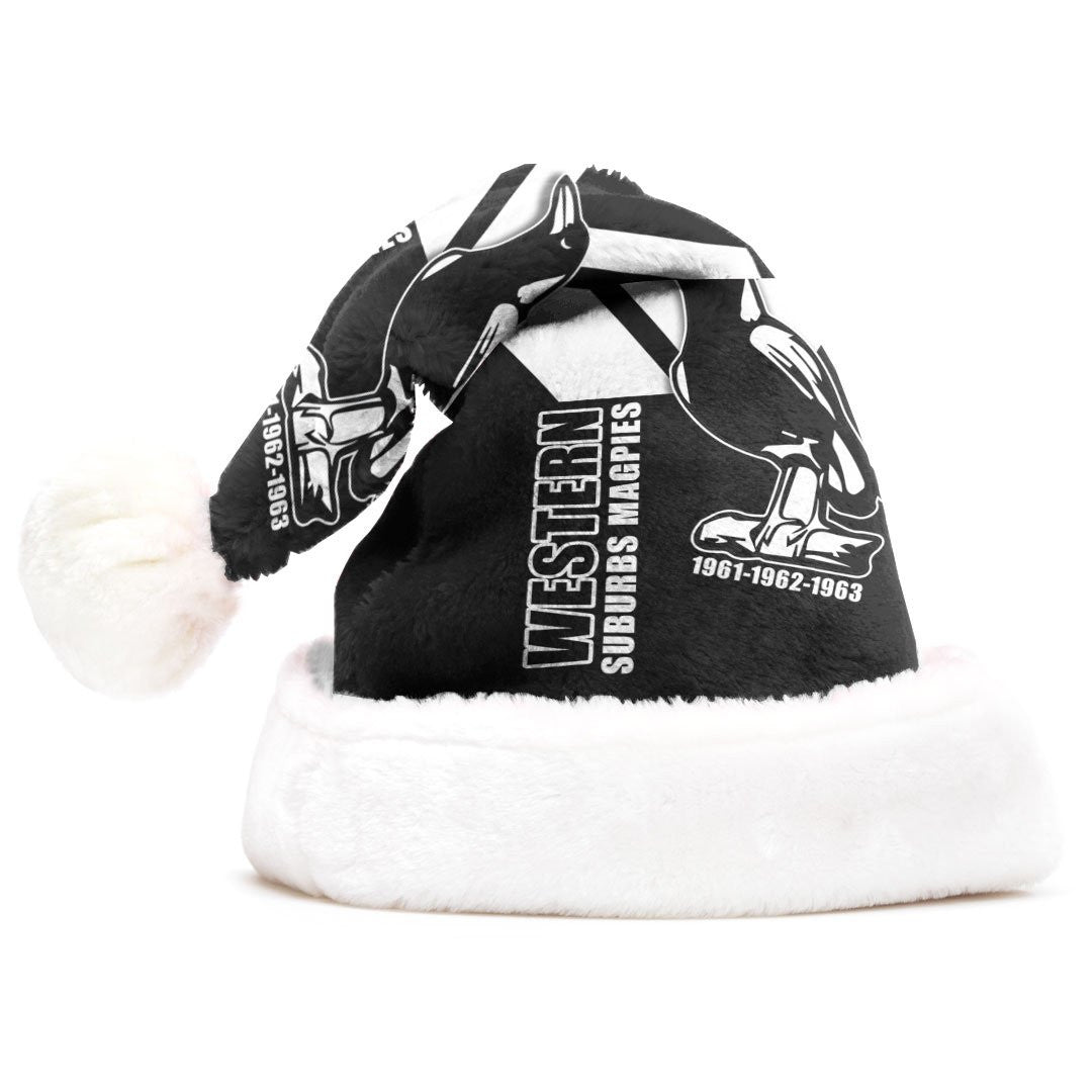 vibe-hoodie-christmas-hat-custom-western-suburbs-magpies-rugby-team-christmas-hat