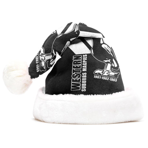 vibe-hoodie-christmas-hat-custom-western-suburbs-magpies-rugby-team-christmas-hat