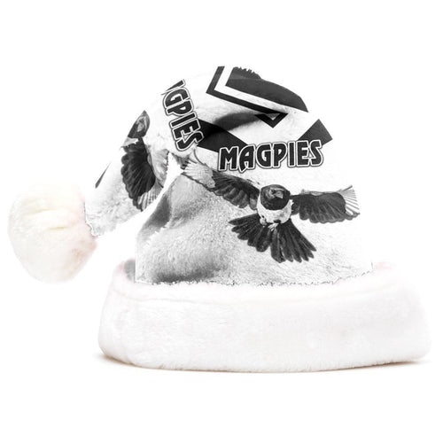 vibe-hoodie-christmas-hat-custom-collingwood-magpies-simple-style-white-football-team-christmas-hat
