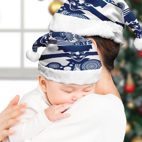 vibe-hoodie-christmas-hat-custom-geelong-cats-limited-edition-football-team-christmas-hat