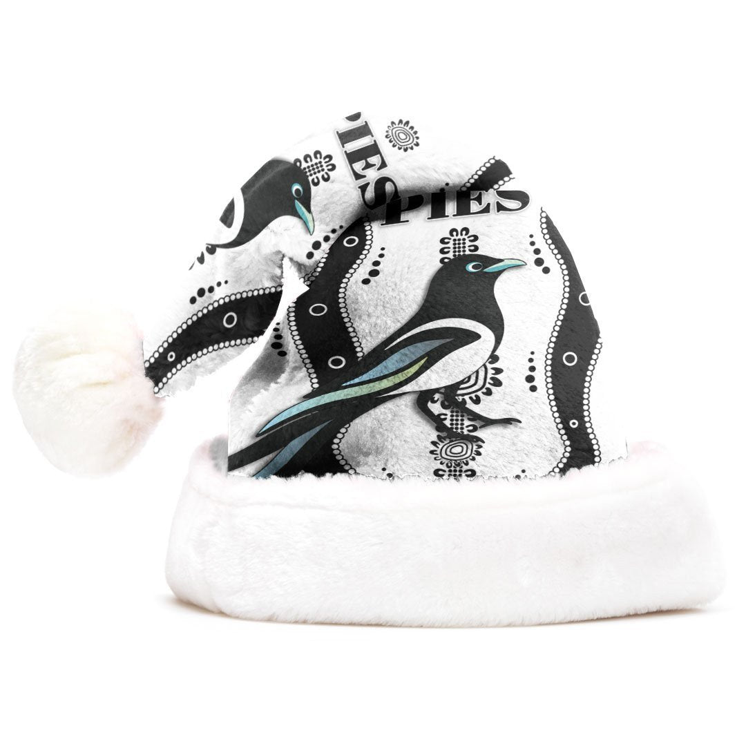 vibe-hoodie-christmas-hat-collingwood-magpies-indigenous-victory-white-version-football-team-christmas-hat