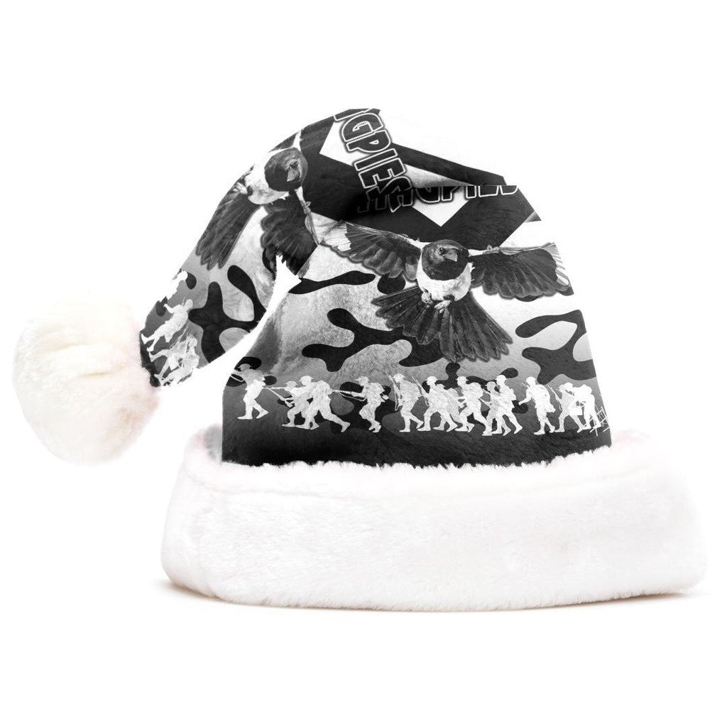 vibe-hoodie-christmas-hat-custom-collingwood-magpies-soldiers-anzac-day-white-football-team-christmas-hat