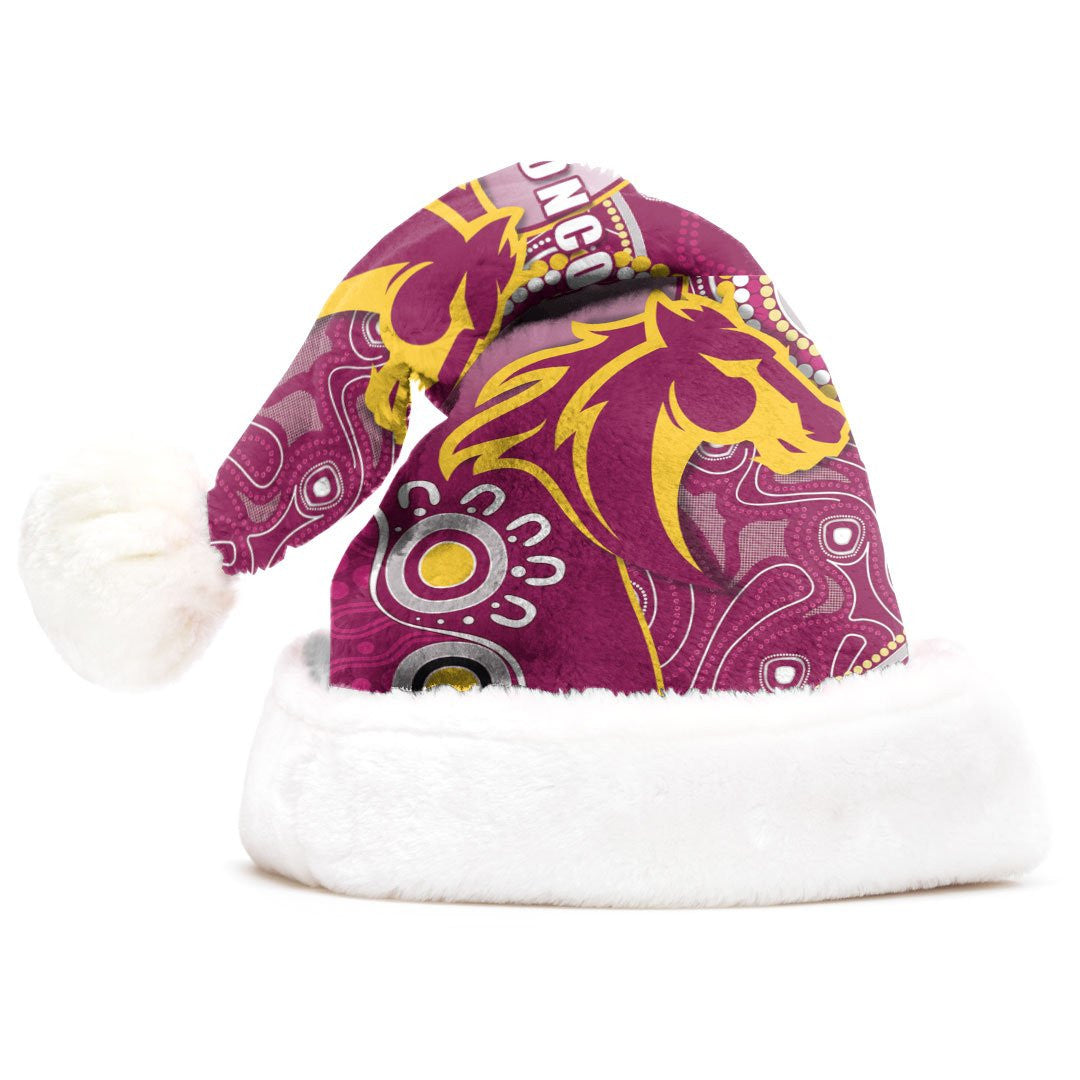 vibe-hoodie-christmas-hat-brisbane-broncos-indigenous-unique-rugby-team-christmas-hat