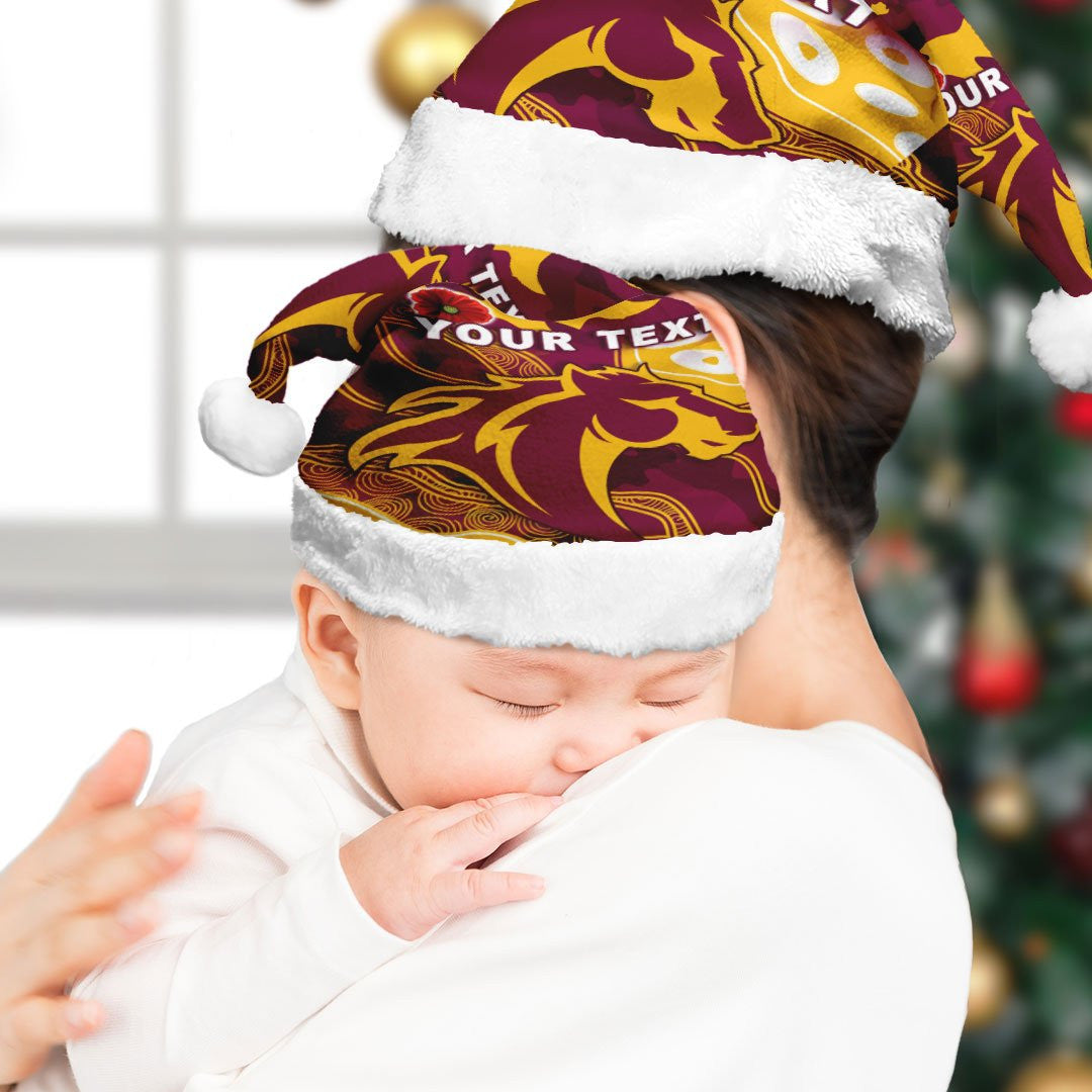 vibe-hoodie-christmas-hat-custom-brisbane-broncos-anzac-day-lest-we-forget-rugby-team-christmas-hat