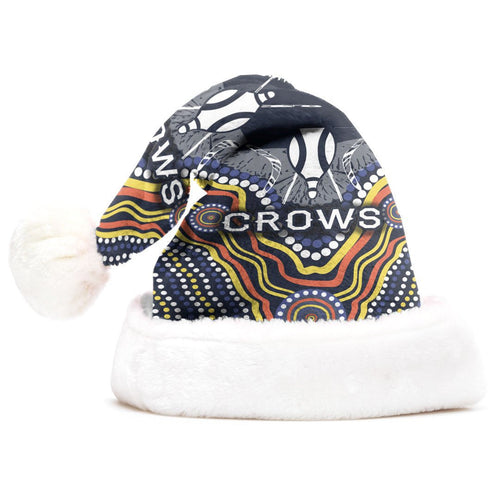 vibe-hoodie-christmas-hat-adelaide-crows-indigenous-classic-football-team-christmas-hat