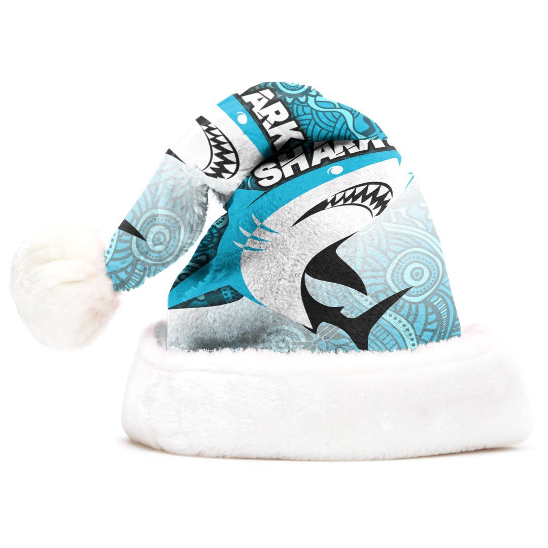 vibe-hoodie-christmas-hat-cronulla-sutherland-sharks-indigenous-rugby-team-christmas-hat