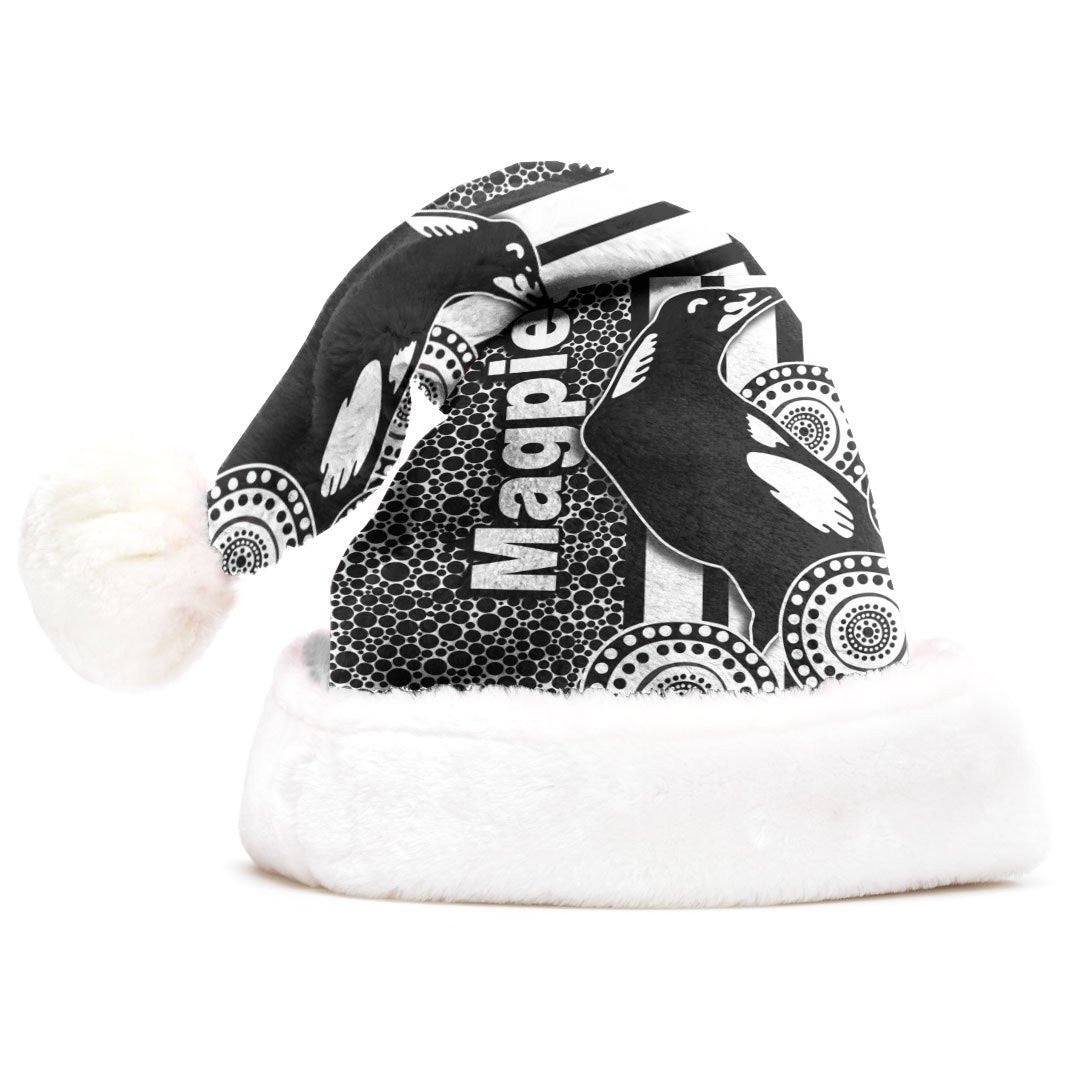 vibe-hoodie-christmas-hat-collingwood-magpies-indigenous-new-football-team-christmas-hat