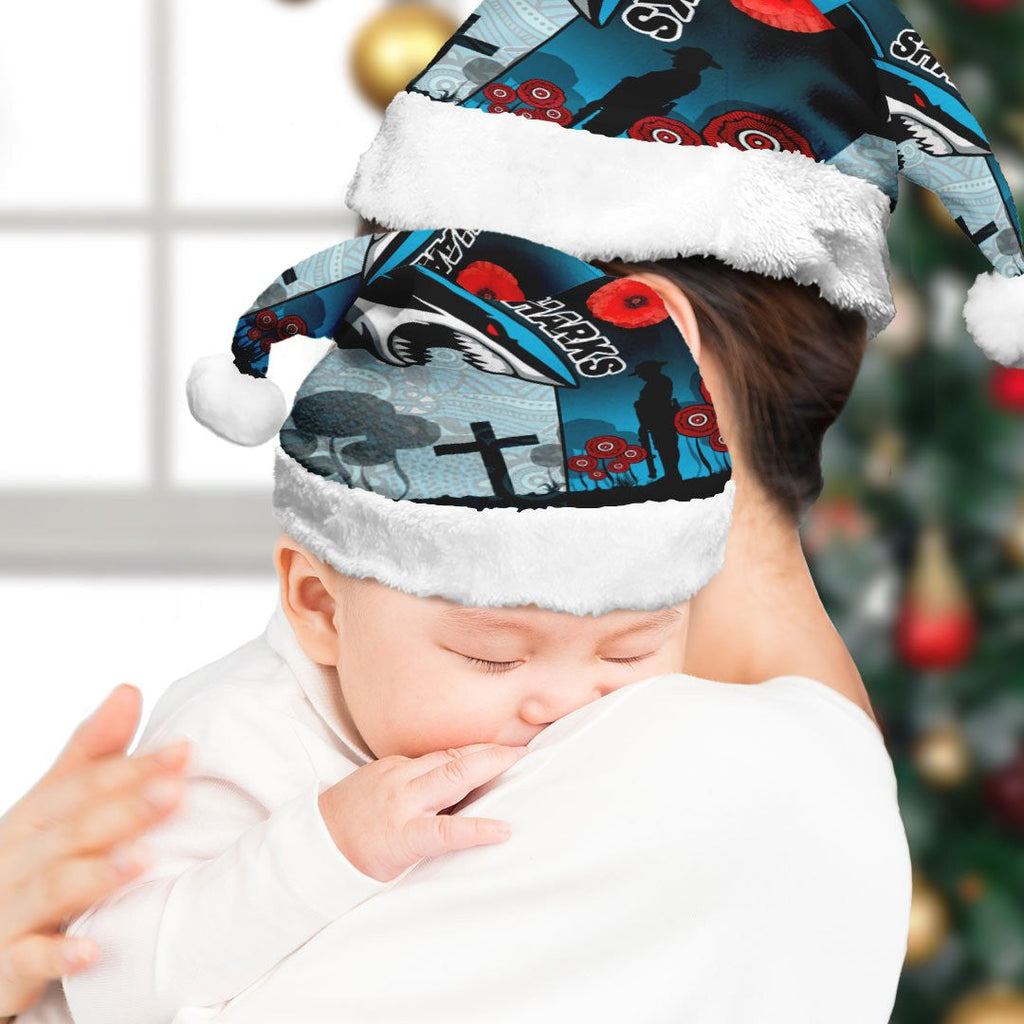 vibe-hoodie-christmas-hat-cronulla-sutherland-sharks-anzac-day-new-rugby-team-christmas-hat
