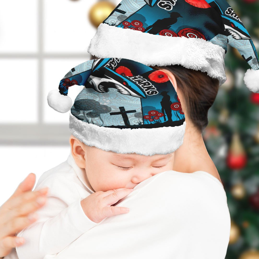 vibe-hoodie-christmas-hat-cronulla-sutherland-sharks-anzac-day-new-rugby-team-christmas-hat