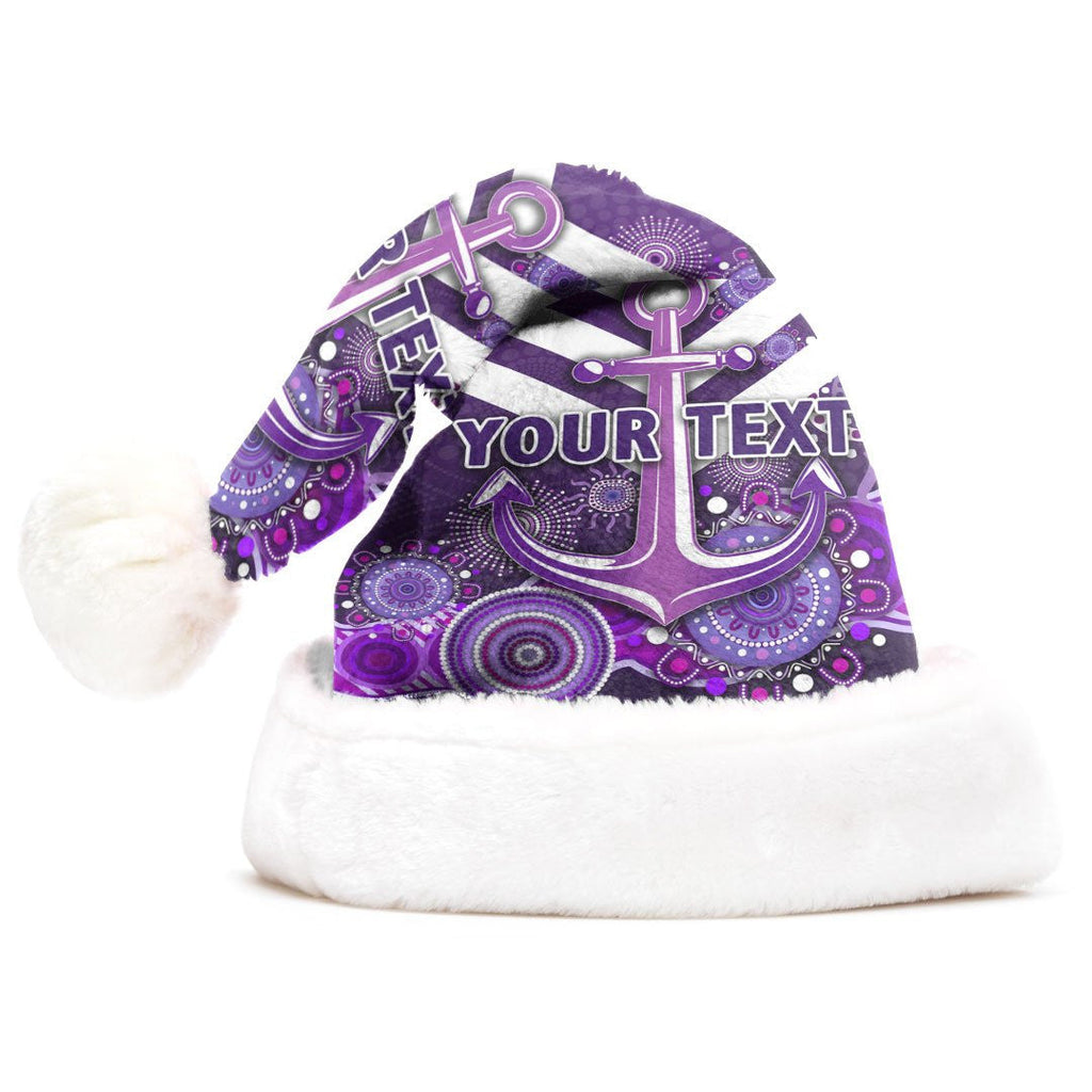 vibe-hoodie-christmas-hat-custom-fremantle-dockers-indigenous-football-team-christmas-hat