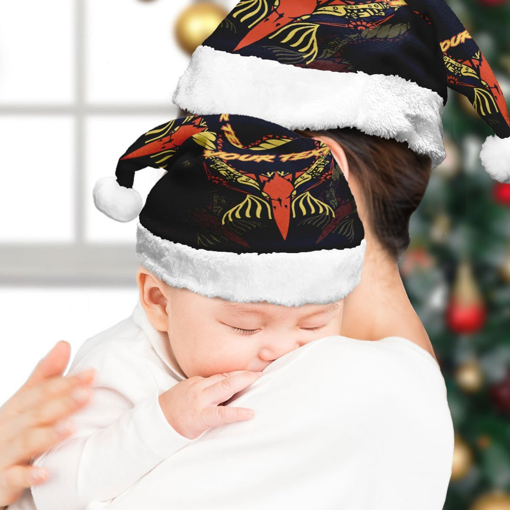 vibe-hoodie-christmas-hat-custom-adelaide-crows-new-football-team-christmas-hat