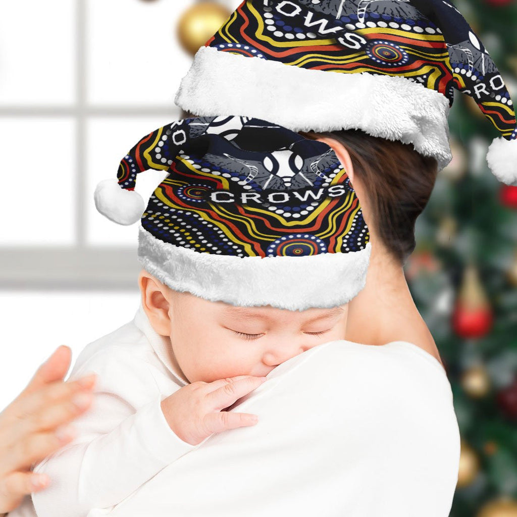 vibe-hoodie-christmas-hat-adelaide-crows-indigenous-classic-football-team-christmas-hat