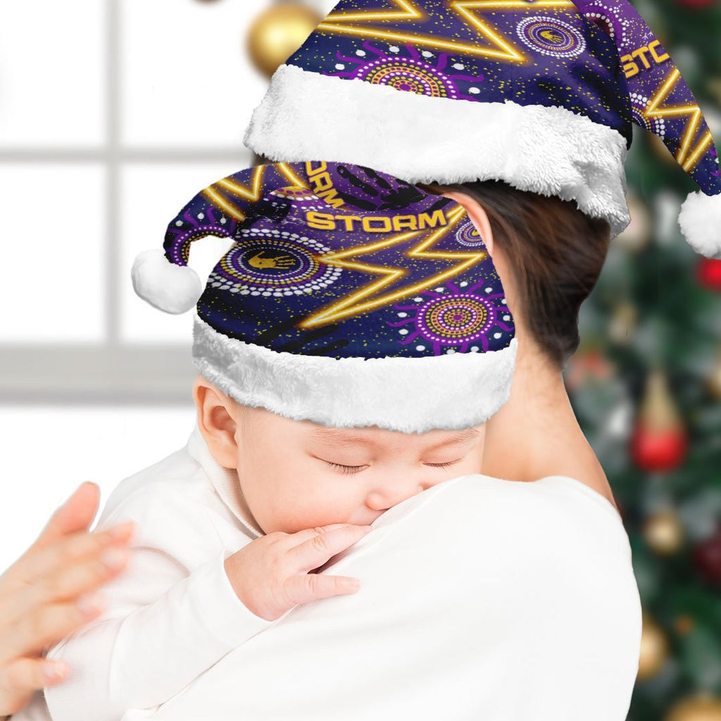 vibe-hoodie-christmas-hat-melbourne-storm-indigenous-victorian-vibes-rugby-team-christmas-hat
